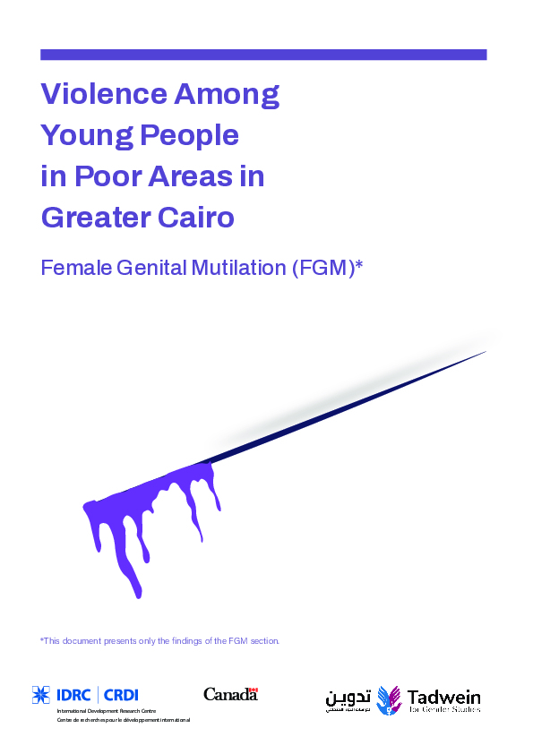 Violence Among Young People in Poor Areas in Greater Cairo: FGM
